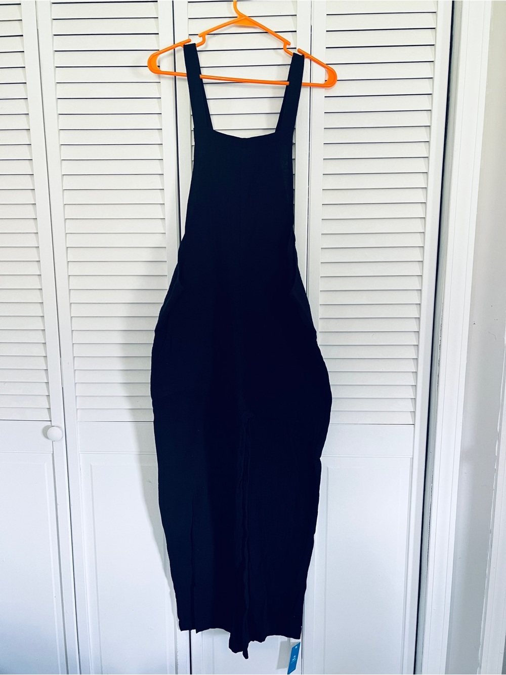 NWT Cupshe size small Black Overall with pockets